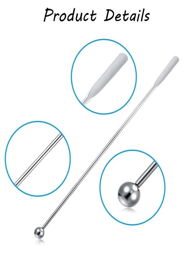 BdelrinQue 6 Pcs Coffee Stirrer Sticks,Stirrer for Drinks,Cocktail Stirrer for Mixed Drinks, Reusable Suitable for Home, Coffee and Beverage Decoration - Image 3